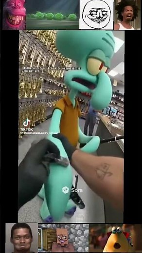 Squidward going to jail 🤣🤣🤣🤣