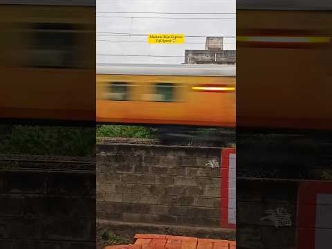 Madurai Tejas Express Full Speed 🚄💨 | Indian Railways High Speed Train | #shorts