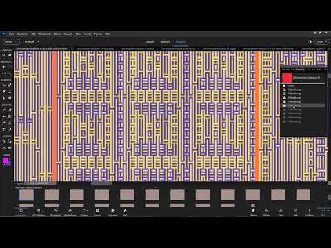 2 Teil Bindungstafeln zu Farbverflechtungen