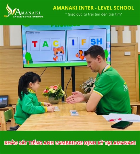 🌍 CAMBRIDGE ENGLISH CHECKPOINT – LỚP 5 TUỔI NEW YORK 🌍 Các bạn nhỏ lớp 5 tuổi New York – Amanaki đã bước vào buổi đánh giá năng lực Tiếng Anh theo chuẩn Cambridge với tâm thế vô cùng tự tin và hào hứng. Không áp lực, không căng thẳng – chỉ là những khoảnh khắc các con lắng nghe, phản xạ, giao tiếp và thể hiện vốn tiếng Anh đã được nuôi dưỡng mỗi ngày trong môi trường học tập quốc tế. ✨ Với Amanaki, mỗi bài test không nhằm “đo điểm số”, mà là thước đo hành trình trưởng thành, giúp thầy cô thấu 