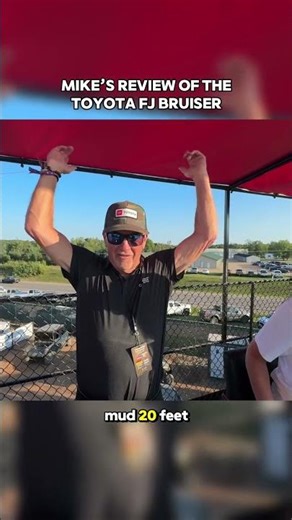 Mike got to test drive Toyota's #FJBruiser at Crandon! #Toyota #OffRoad #Crandon