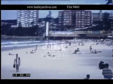 Manly Beach Sydney, 1960s - Film 94601