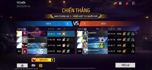 all kill kèo tct 300 bị tố hack