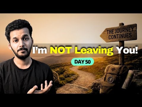 END of a NEW Beginning | 50daysofrobotics Farewell