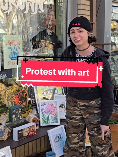 Protest with Art with stickers, totes, and tees that you can find at our shop in Decatur, Georgia #protest #art #Atlanta #stickers #smallbusiness
