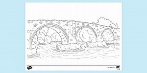 Bridge Colouring Sheet