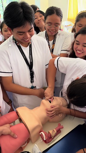 Our next future RTRPs 🫁🩺 #RespiratoryTherapist #RTRP #RespiratoryTherapy #CPU #CentralPhilippineUniversity #AirwayManagement #foryou #fyp