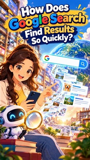 How Does Google Search Work So Fast? 🔎 Explained Simply! #Shorts