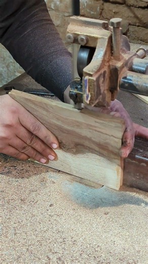 Amazing Wood Splitting Process with Band Saw Machine | Manufacturing Movements #shorts