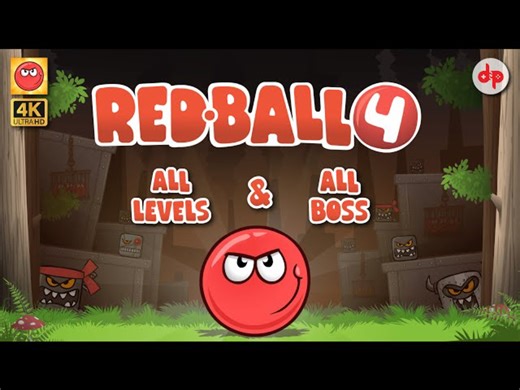 【红球4】Red Ball 4：All Levels & All Boss Full Gameplay