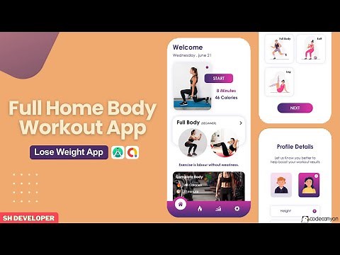 Develop Full Body Workout App in Android Studio With Source Code