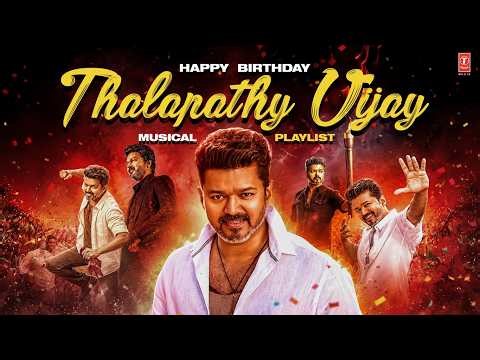 Happy Birthday Thalapathy Vijay Video Musical Playlist | Non-Stop Vijay Hits | T-Series Songs