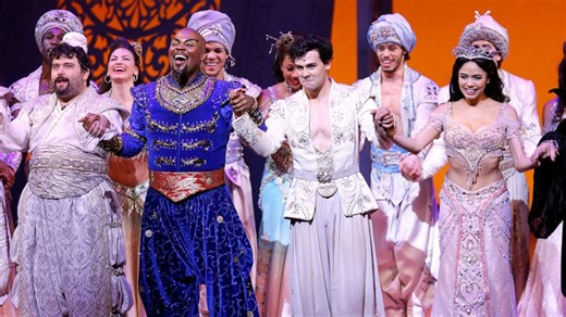 Watch all 5 Genies perform epic medley for 5th anniversary of 'Aladdin' on Broadway
