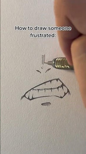 How to draw someone frustrated!! || Jmarron
