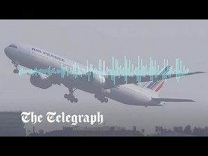 Audio: Air France pilots struggle to control Boeing plane before Paris landing