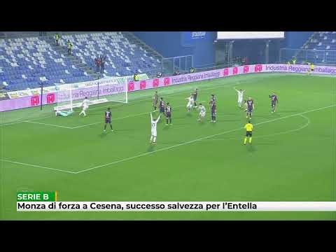 Monza di forza a Cesena, successo salvezza per l'Entella