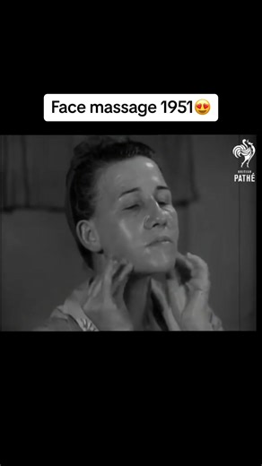 Face Massage Techniques from 1951