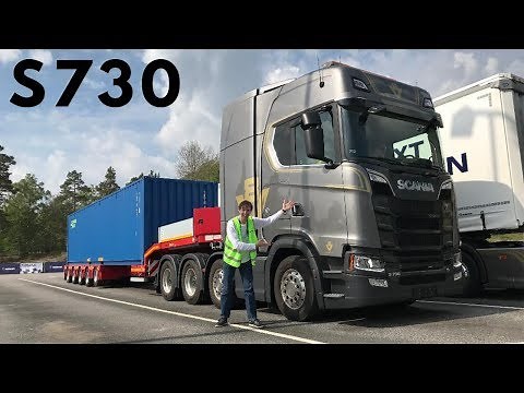 2019 SCANIA S730 8x4 Test Drive & New SCANIA P320 Hybrid Truck!