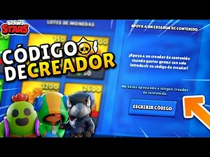 *NUEVO CÓDIGO de CREADOR para BRAWL STARS* APOYA a un CREADOR!