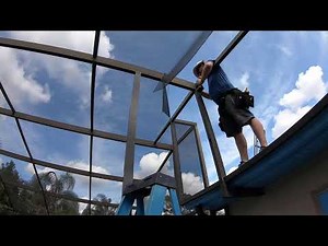 7 Inch Super Gutter Install & Pool Enclosure Restoration