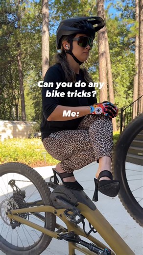 Jess Hana | Can’t whip, but I can do this apparently 😆 #nickiminajchallenge #mtbgram #mtbhumor #mtblife #mtbdaily #mtbfun #ridebikesbehappy | Instagram