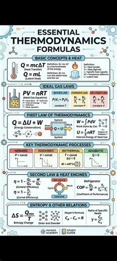 Always forgetting Thermo formulas? 🤯 SS this for your MDCAT/Neet prep! #trending #foryou #viral