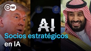 87K views · 2K reactions | EE. UU. elige a Arabia Saudita como socio en IA pese a su cercanía con China Durante su gira por el Golfo Pérsico, Donald Trump acordó una inversión por más de 600.000 millones de dólares de Arabia Saudita en empresas estadounidenses de inteligencia artificial. Pero funcionarios en Washington temen que los sauditas transfieran a sus aliados en China la nueva tecnología, a la que accederán gracias a su inversión. | DW Español | Facebook