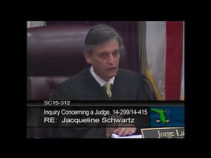 🏛️ Circuit Judge Publicly Reprimanded | Inquiry Re: Judge Jacqueline Schwartz SC15-312