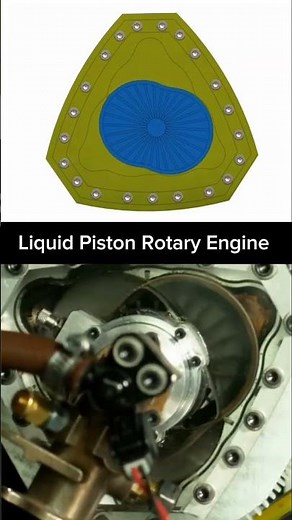 Liquid Piston Rotary Engine Explained 🚀 | Future of Engine Technology #short