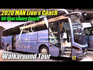 2020 MAN Lion's Coach 50-Seat Luxury Coach - Exterior Interior Walkaround