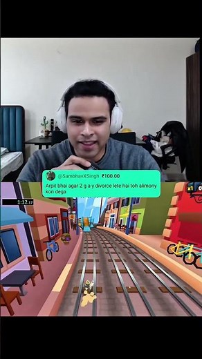 Arpit Bala FUNNIEST Superchat Reaction Ever 😂🔥 | “Me Dunga Me Dunga” Live Moment #shorts