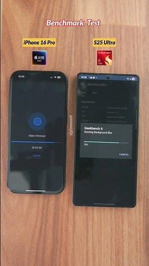 Samsung S25 Ultra Vs iPhone 16 Pro Benchmark Geekbench 6 Test