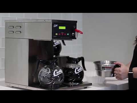 How to Operate the Curtis Alpha Commercial Decanter Coffee Brewer