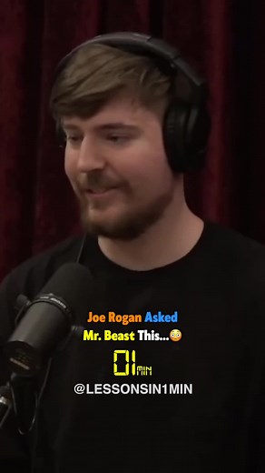 Joe Rogan Asked Mr Beast This…😳 #joeroganpodcast #joerogan #mrbeast #humble