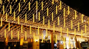 Watch Falling snow christmas lights on Amazon Live