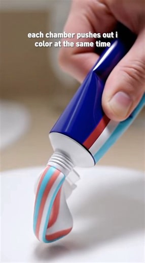 How Toothpaste Gets Perfect Stripes Every Time #fact #facts #shorts #short #reels #viral #fyp #history | 𝙒𝙝𝙞𝙨𝙥𝙚𝙧