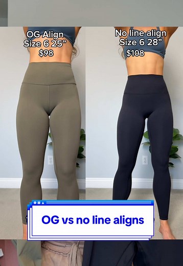 Lululemon Align vs No Line Align Leggings Comparison