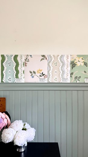 2.4K reactions · 28 shares | They say when you can’t make a decision, it’s because you don’t have the right choices yet. So here we go again with four new wallpaper choices. I’m torn between wanting to be timeless here, because I wish I had chosen more timeless trim color and floor tile, and embracing the fun of some of these colorful stripes. What’s your vote? | Create/Enjoy | Facebook