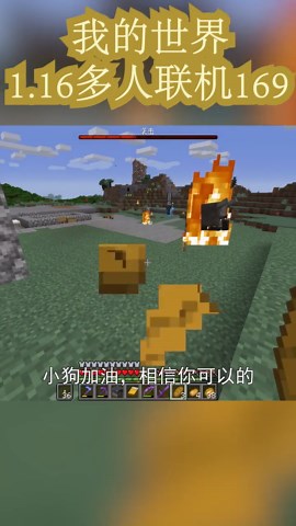 我的世界1.16联机169：袭击者又不知所踪，老迪肝出一个超大平台 #我的世界