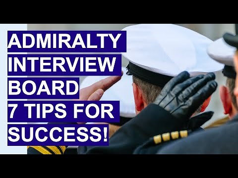 ADMIRALTY INTERVIEW BOARD (7 TIPS FOR SUCCESS!) Royal Navy Officer Selection Process!