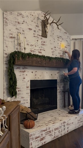 Astin Hancock | DIY | Home | Woodworking on Instagram: "LOVE these battery operated candles!! They even flicker! Comment LINK and I’ll get that link sent over to you!"