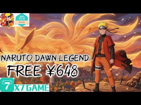 NARUTO : DAWN LEGEND GAME PRIVATE SERVER X7 VERSI POTRAIT & BUANYAK EVENT MAUPUN REWARD