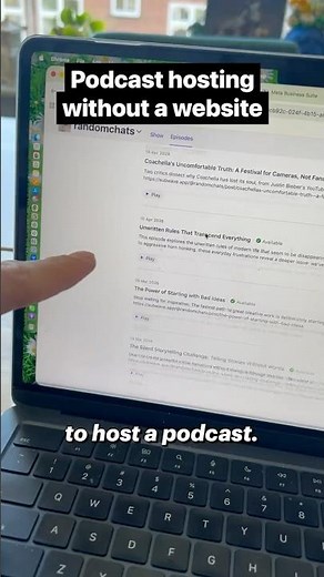 Podcast hosting without a website (create RSS feed and publish anywhere)