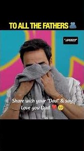 To All The Fathers 🥺❤️ | A Father’s Love Is Never Easy to Explain | Respect Your Dad ❤️ #shorts