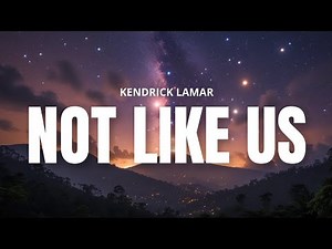 Kendrick Lamar - Not Like Us (Lyrics) Drake Diss #kendricklamar #notlikeus #drakediss