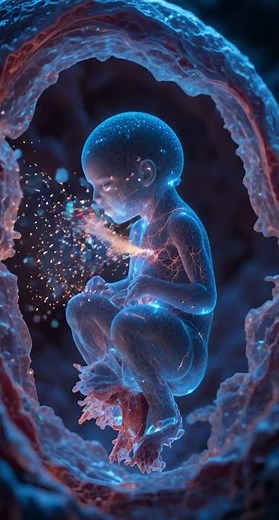 How the Placenta Knows When It’s Time for Birth | Placenta Timing Explained in 3D #shorts