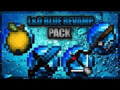 ★ Minecraft PvP Texture Pack l Light&Dark Blue Revamp 16x (1.7/1.8) ★