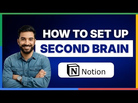 How to set up second brain in Notion template[FULL GUIDE]