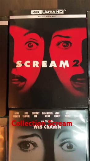 Collection Scream (non clippé) #scream #dvd #horreur #film #cinema #collection #bluray #bluray4k