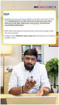 What is NDP? | IPv6 Neighbor Discovery Protocol Explained #ccna #ndp #networking